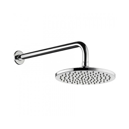 Εικόνα της Ανακλινόμενη Κεφαλή ABS Ø20 Με Επίτοιχο Μπράτσο 35cm E044075-100 + C13500 Χρωμέ