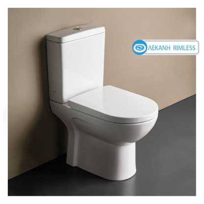 Εικόνα της Λεκάνη Serel Vela Χ.Π. 60cm Rimless Κομπλέ 674600