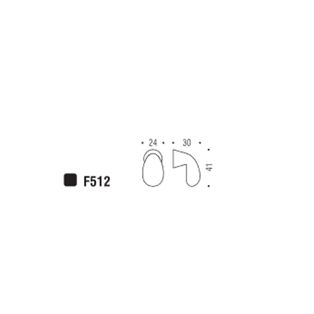 Εικόνα της Πόμολα Επίπλων Colombo F512 Orosat