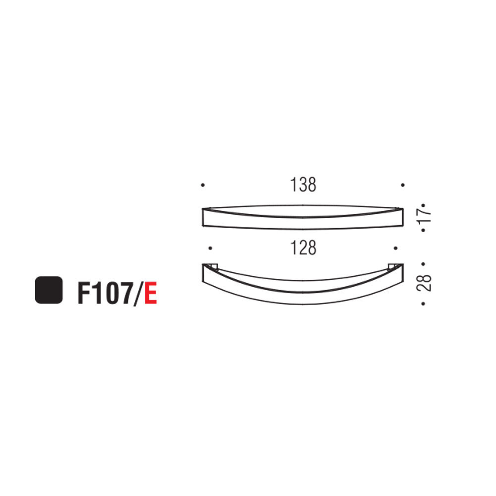 Εικόνα της Λαβές Επίπλων Colombo Formae F107 Cromo
