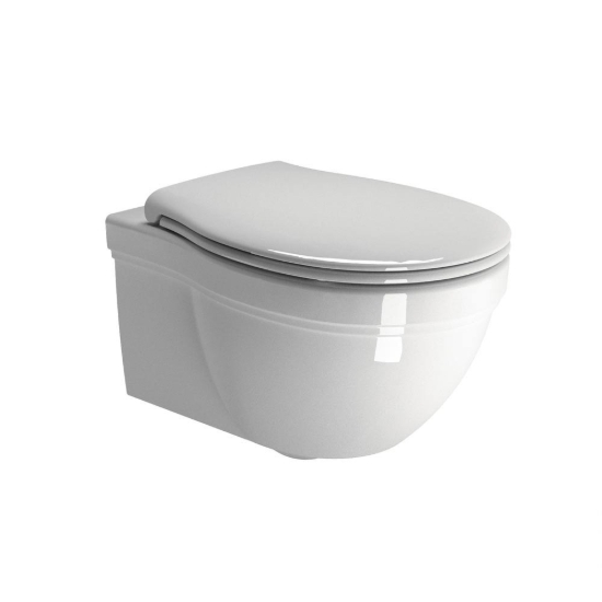 Εικόνα της Λεκάνη Κρεμαστή GSI Classic 871200C 55cm Με Soft Close Κάλυμμα