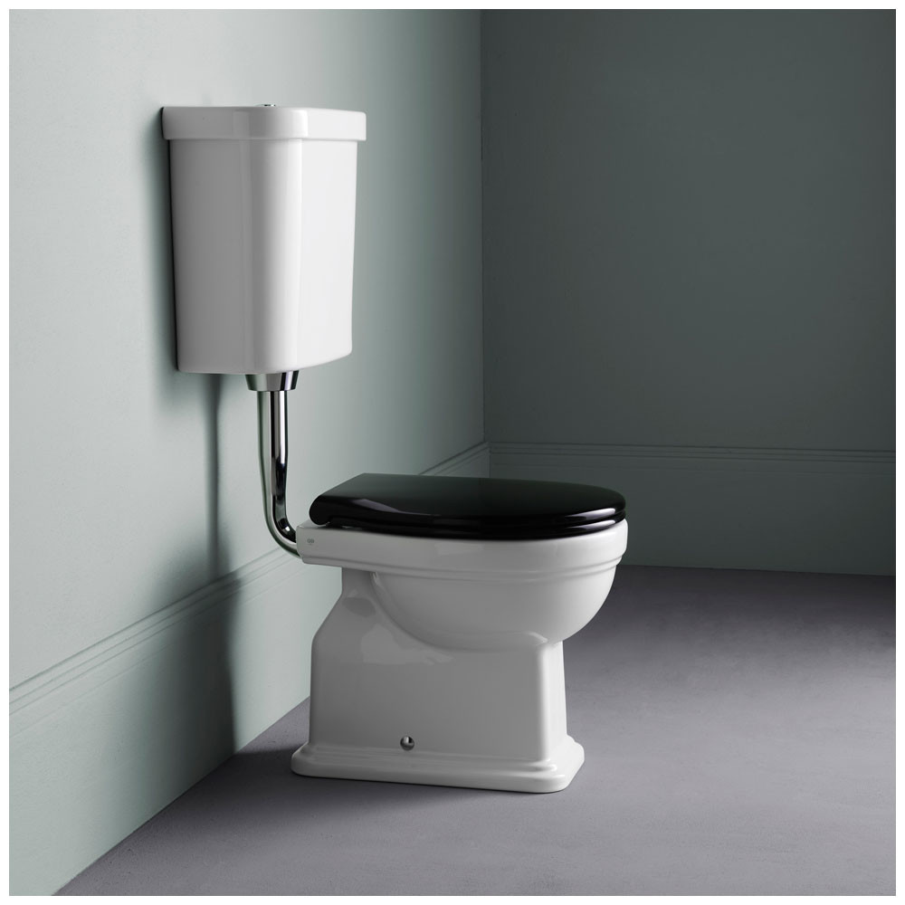 Εικόνα της Λεκάνη GSI Classic Medium Level 871000MNC 73cm Υψηλής Πίεσης Κατωστόμια Κομπλέ Με Soft Close Κάλυμμα