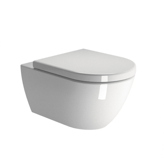 Εικόνα της Λεκάνη Κρεμαστή GSI Pura Swirl 881500C 55cm Με Soft Close Κάλυμμα