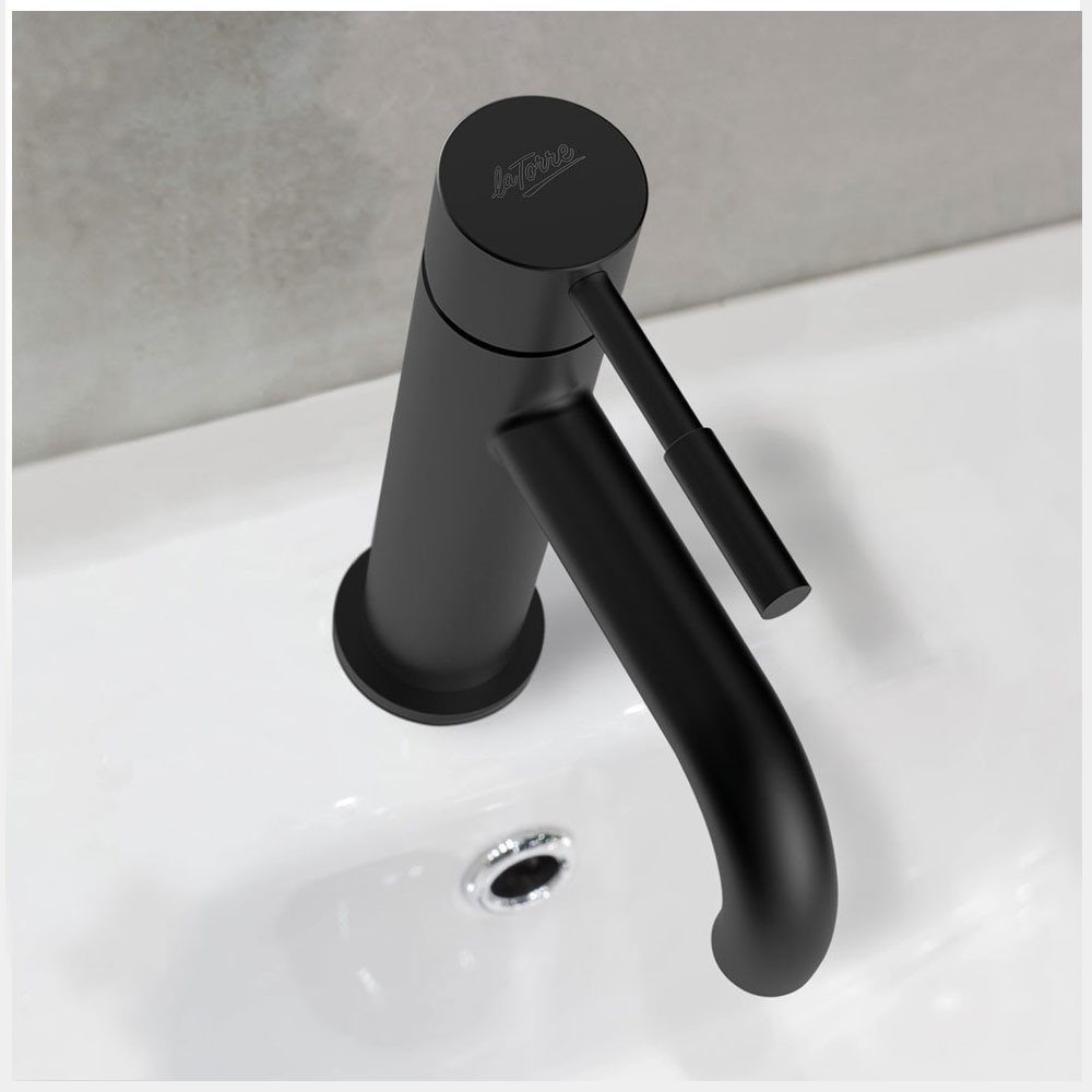 Εικόνα της Μπαταρία Νιπτήρος La Torre New Tech 12007-400 Black Matt