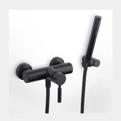 Εικόνα της Μπαταρία Ντουζιέρας La Torre New Tech 12060-400 Black Matt