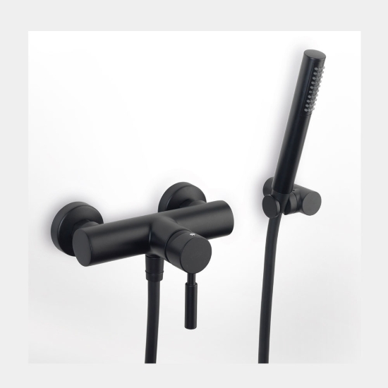 Εικόνα της Μπαταρία Ντουζιέρας La Torre New Tech 12060-400 Black Matt