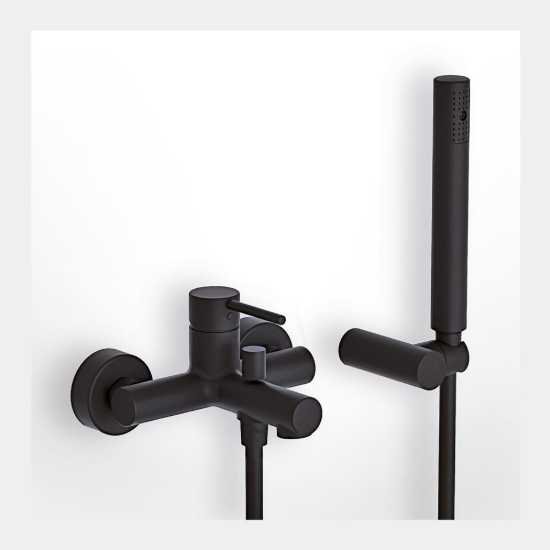 Εικόνα της Μπαταρία Λουτρού Eurorama Tonda 145210-400 Black Matt