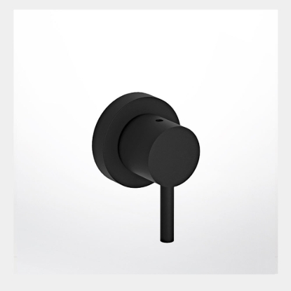 Εικόνα της Εκτροπέας Εντοιχισμού 3 Εξόδων Eurorama Tonda R4751-400 Black Matt