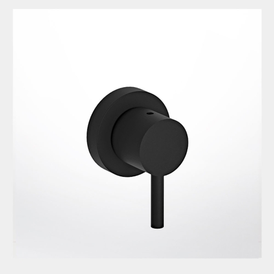 Εικόνα της Εκτροπέας Εντοιχισμού 3 Εξόδων Eurorama Tonda R4751-400 Black Matt