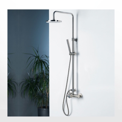 Εικόνα της Στήλη Ντούς 2 Εξόδων La Torre New Tech 12065-110 Inox