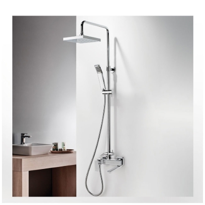 Εικόνα της Στήλη Ντούς 3 Εξόδων La Torre Profili Plus 46026-100 Με Κολώνα Σταθερού  Ύψους