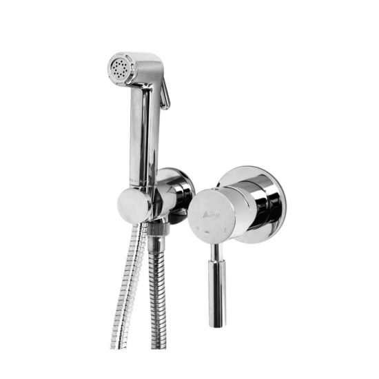 Εικόνα της Μίκτης Εντοιχισμού 2 Οπών Με Ντουζάκι Για Μπιντέ La Torre New Tech 12211-100