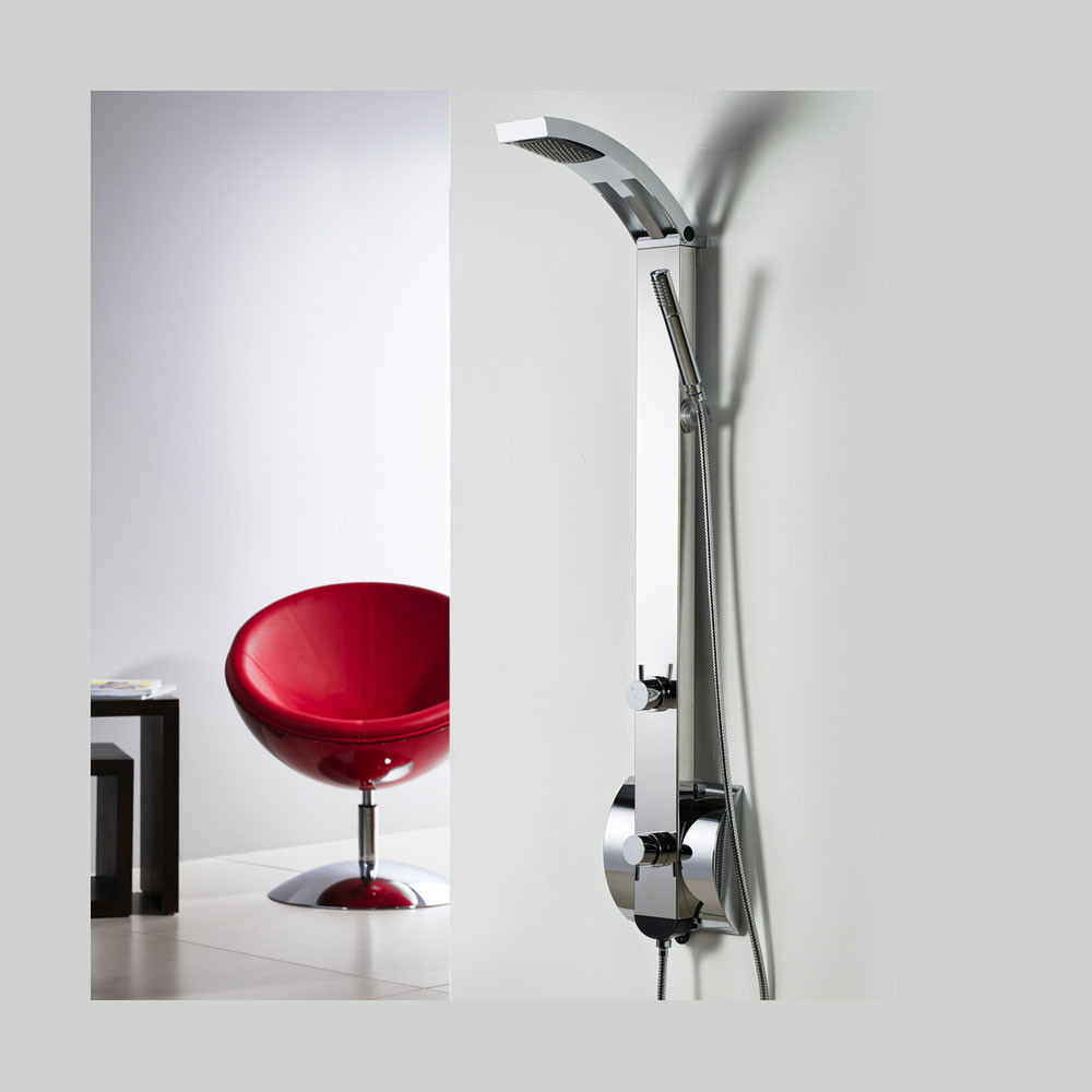 Εικόνα της Στήλη Ντούς Dolce Vita Idea Inox Matt 2 Εξόδων