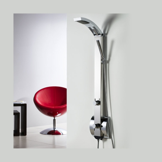 Εικόνα της Στήλη Ντούς Dolce Vita Idea Inox Matt 2 Εξόδων