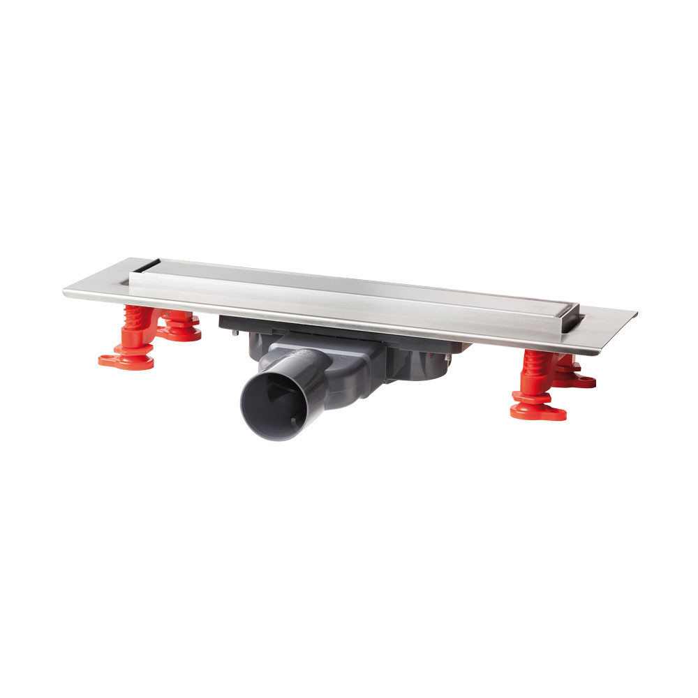 Εικόνα της Κανάλι Ντους Wirquin Venisio Slim VS500-401 50cm Black Matt