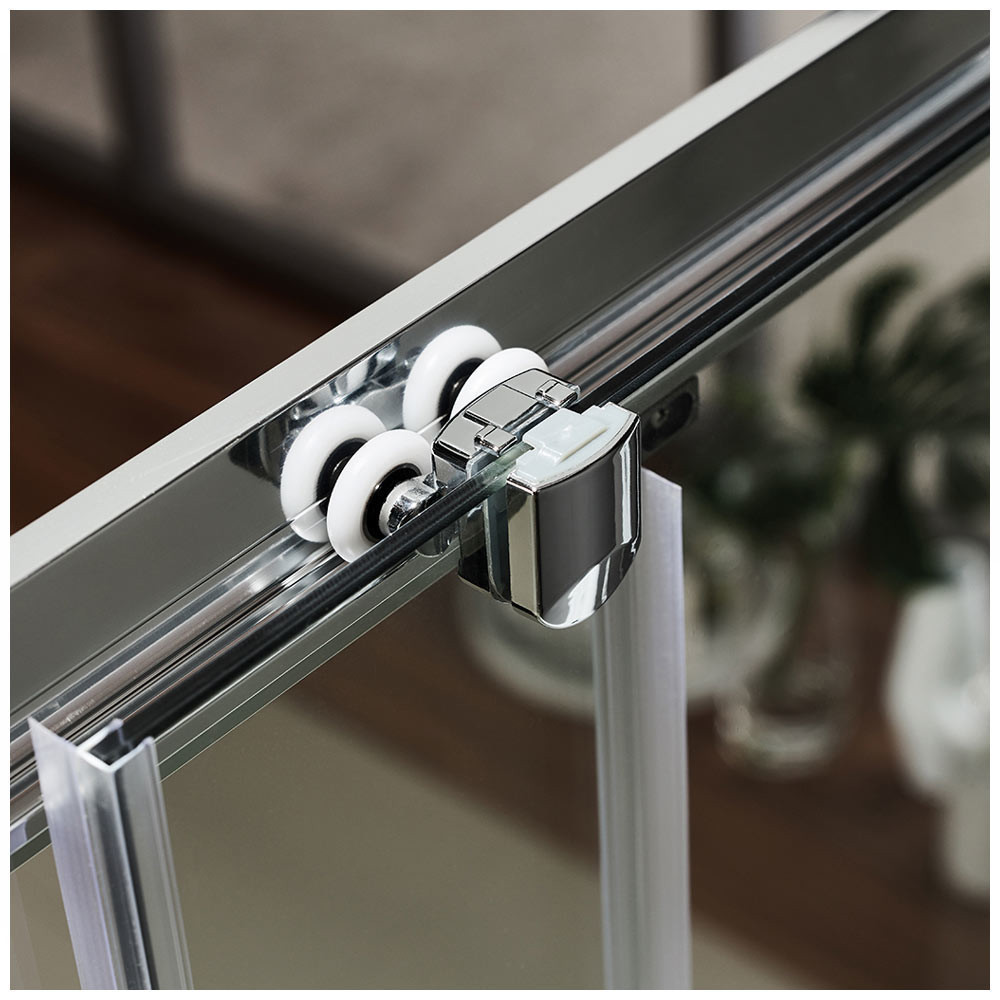Εικόνα της Καμπίνα Ντουσιέρας Axis Slider 1+1 SLX130C-100 127-131cm Clean Glass