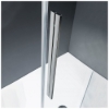 Εικόνα της Καμπίνα Ντουσιέρας Devon Flow Slider 1+1 SLF130C-100 127-131cm Clean Glass