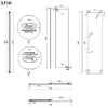 Εικόνα της Καμπίνα Ντουσιέρας Devon Flow Slider 1+1 SLF140C-100 137-141cm Clean Glass