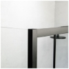 Εικόνα της Καμπίνα Ντουσιέρας Devon Flow Slider 1+1 SLF150C-400 147-151cm Black Matt Clean Glass