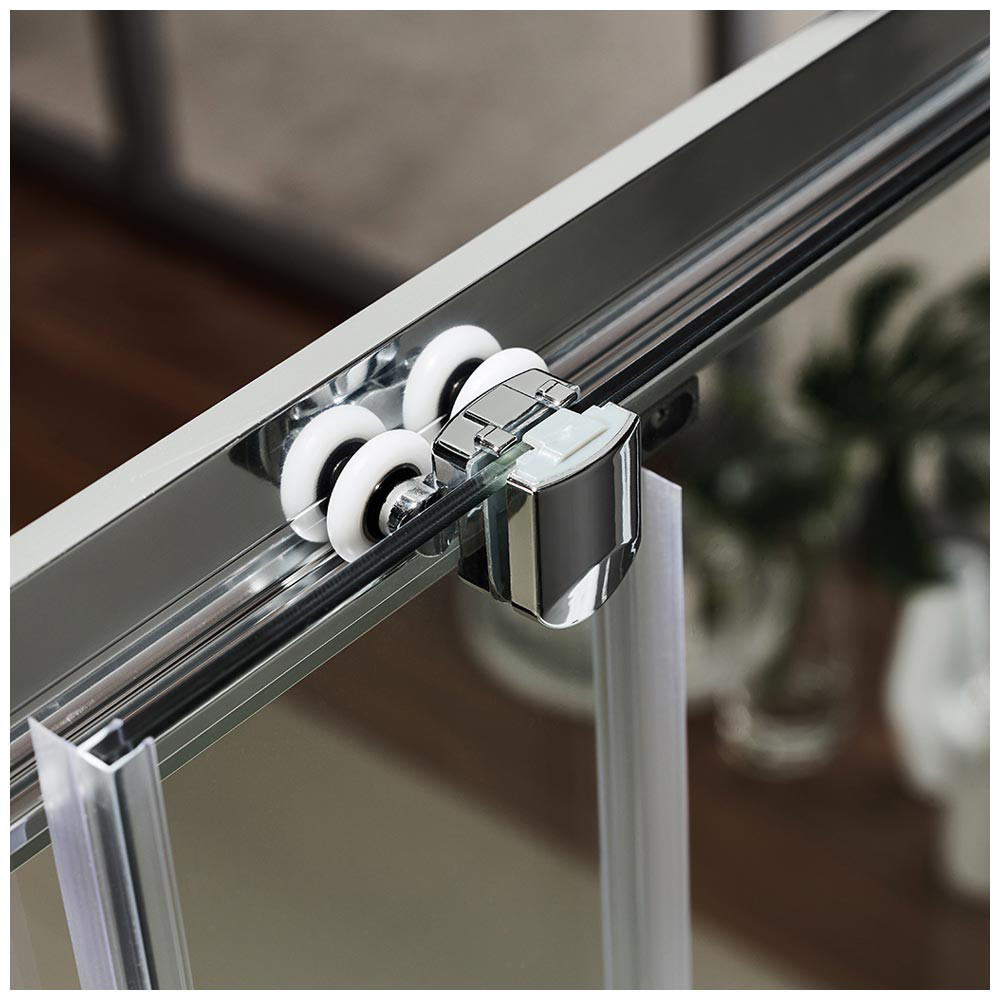 Εικόνα της Καμπίνα Ντουσιέρας 1/4 Κύκλου Axis Quadrant QX80C-100 80x80cm Clean Glass