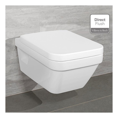 Εικόνα της Λεκάνη Κρεμαστή Villeroy & Boch Architectura 5685HR01 Rimless 53cm Με Soft Close Κάλυμμα