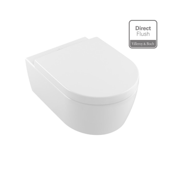 Εικόνα της Λεκάνη Κρεμαστή Villeroy & Boch Avento 5656R001 Rimless 53cm Με Soft Close Κάλυμμα