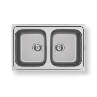 Εικόνα της Νεροχύτης Pyramis Athena Extra (79x50) 2B Σαγρέ 107162301