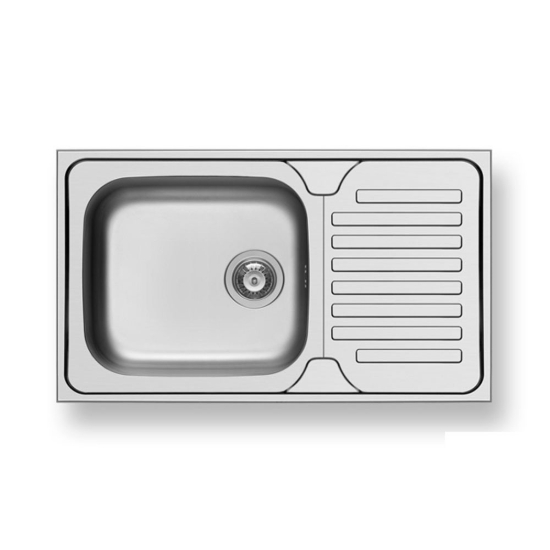 Εικόνα της Νεροχύτης Pyramis Dorian (86x50) 1B 1D Σαγρέ 105061501