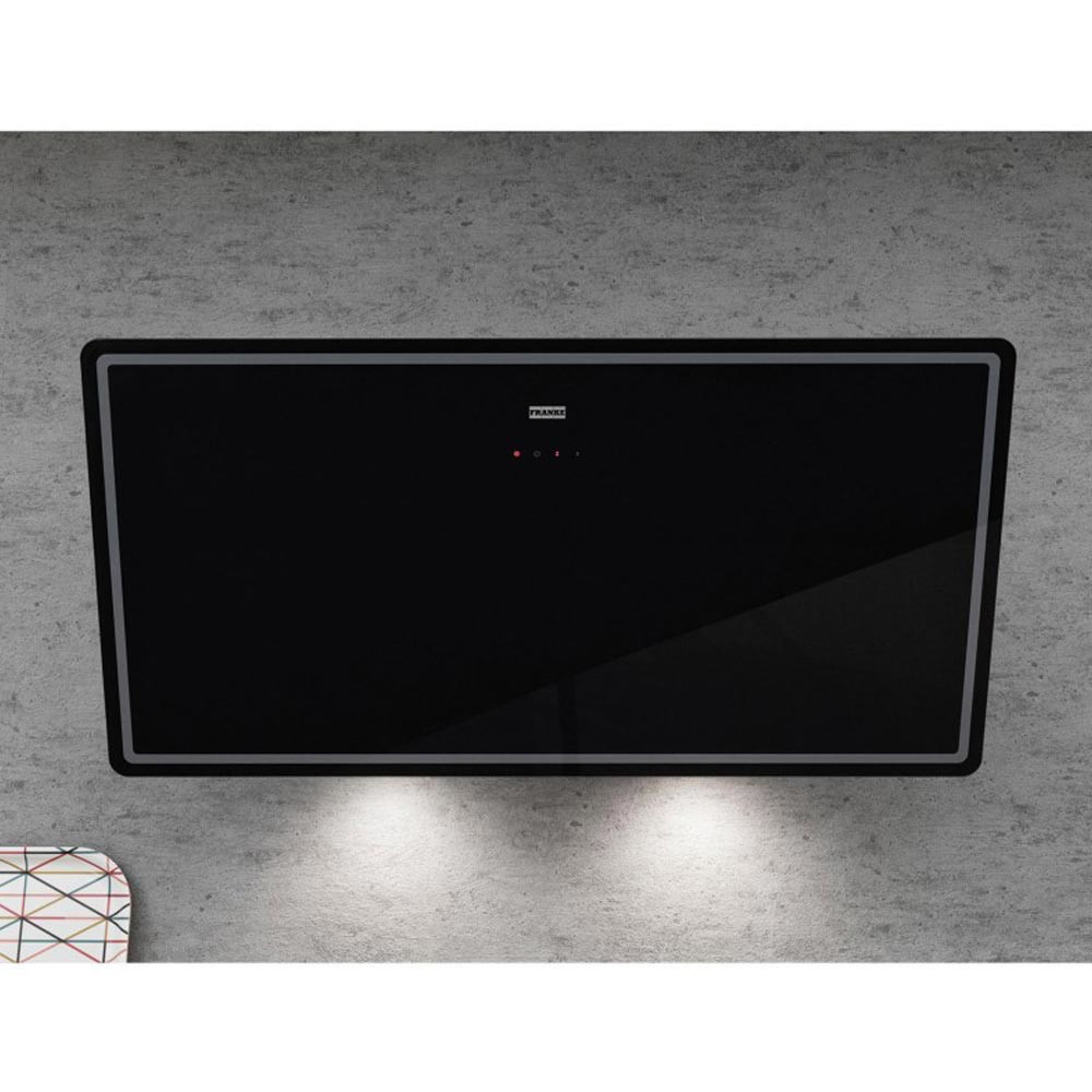 Εικόνα της Απορροφητήρας Franke Smart 2.0 FPJ 915 V BK/DK A Μαύρο Κρύσταλλο Καμινάδα 90cm 3104001025