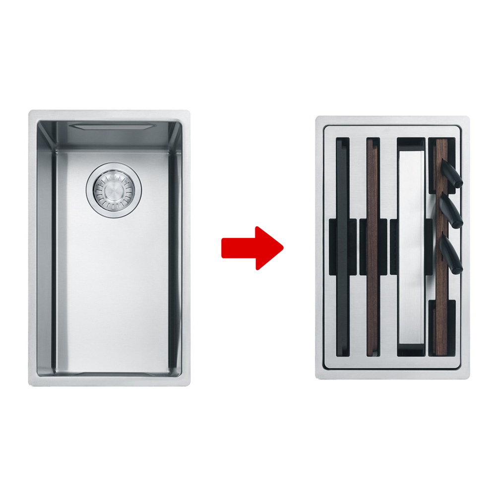 Εικόνα της Νεροχύτης Franke Box Center BWX 210/110-27 Bowl (30x51) Inox 3040100229
