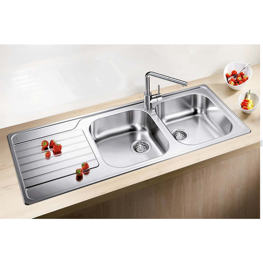 Εικόνα της Νεροχύτης Blanco Dinas 8 S (116x50) Λείος Inox 523376