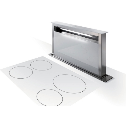 Εικόνα της Απορροφητήρας Faber Fabula Plus EVO WH A90 Λευκό Κρύσταλλο Inox 88cm