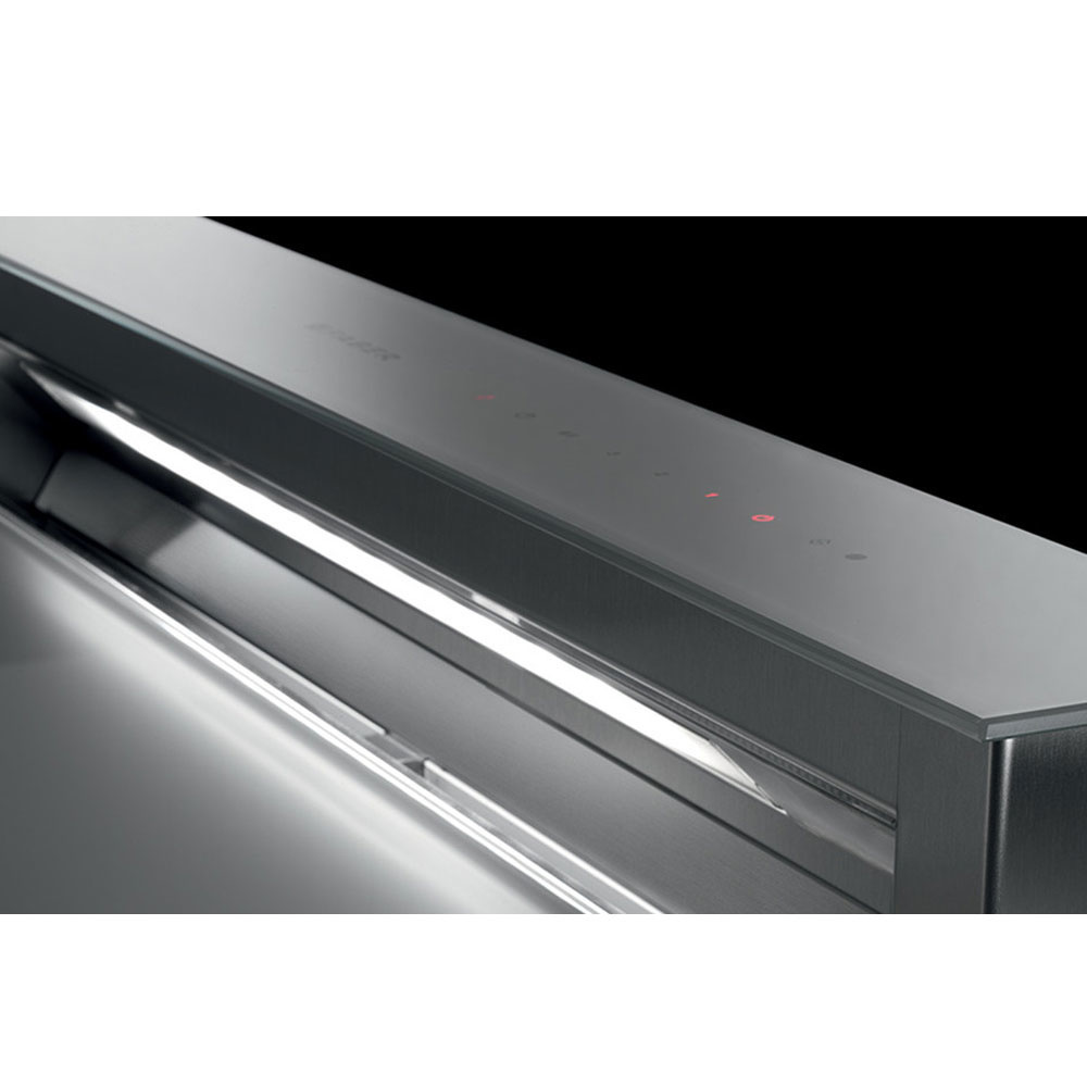 Εικόνα της Απορροφητήρας Faber Fabula Plus EVO WH A90 Λευκό Κρύσταλλο Inox 88cm