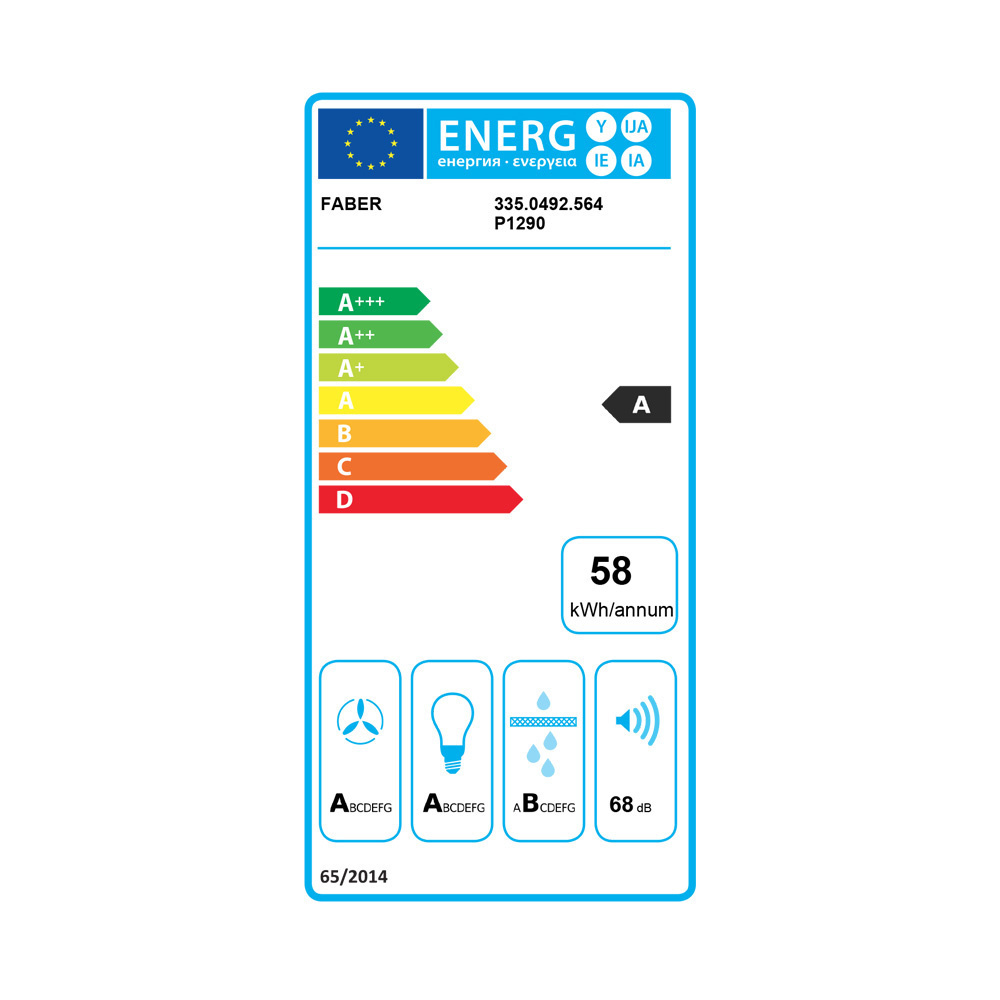 Εικόνα της Απορροφητήρας Faber Cylindra Isola EVO Plus BK Matt A37  Μαύρο Οροφής