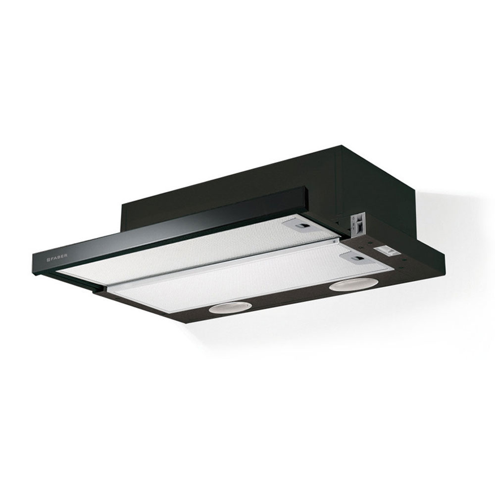 Εικόνα της Απορροφητήρας Faber Flexa Glass BK A60 Συρόμενος 60cm Μαύρος