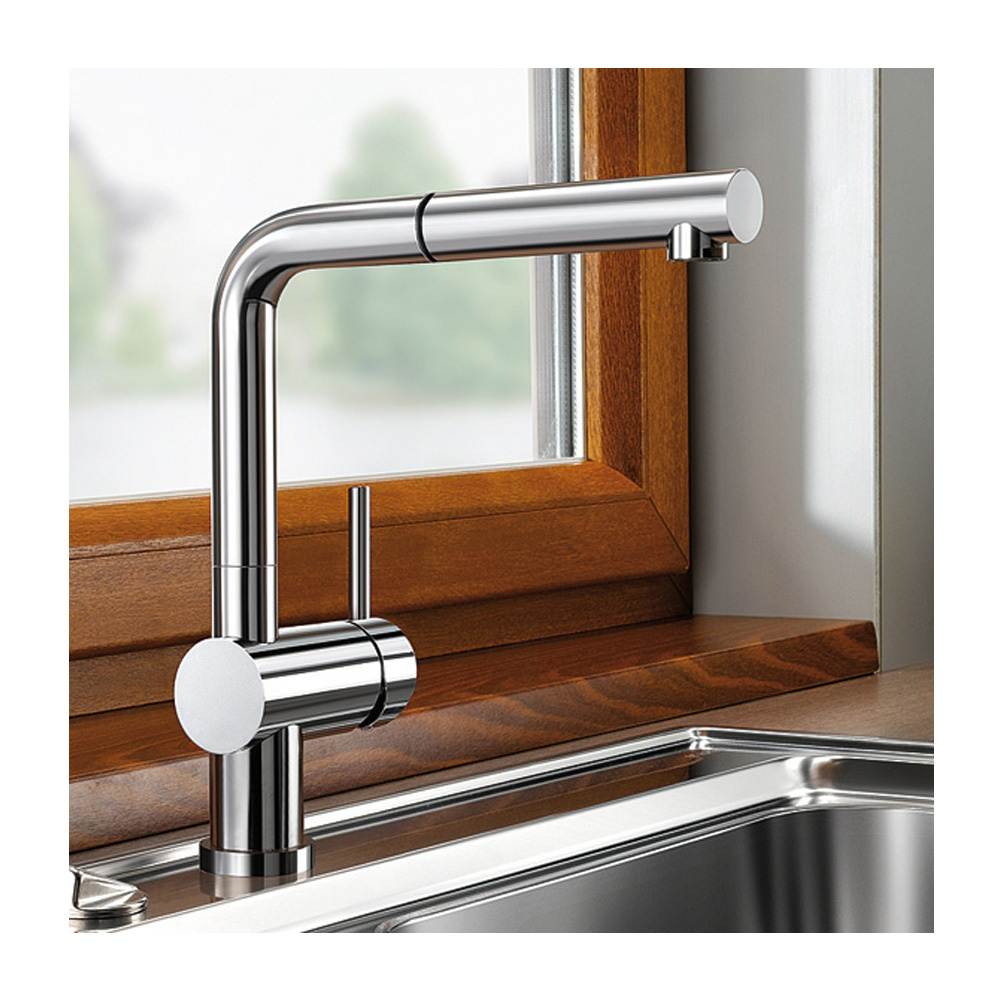 Εικόνα της Μπαταρία Κουζίνας Blanco Linus-S 512402 Ντους Χρωμέ