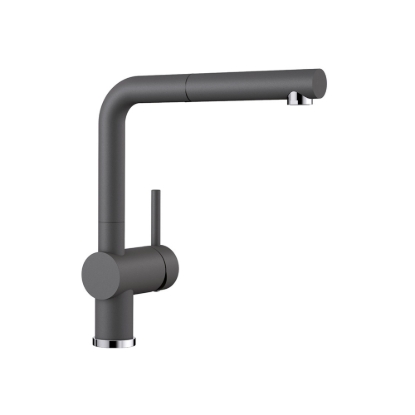 Εικόνα της Μπαταρία Κουζίνας Blanco Linus-S 518813 Ντους Rock Grey