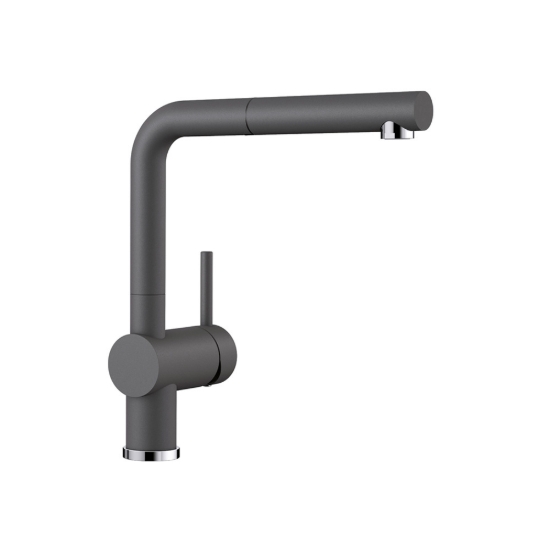 Εικόνα της Μπαταρία Κουζίνας Blanco Linus-S 518813 Ντους Rock Grey