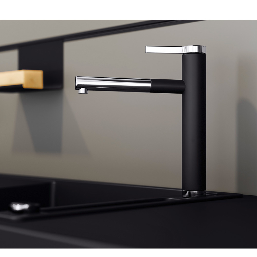Εικόνα της Μπαταρία Κουζίνας Blanco Linee-S 518438 Ντους Anthracite