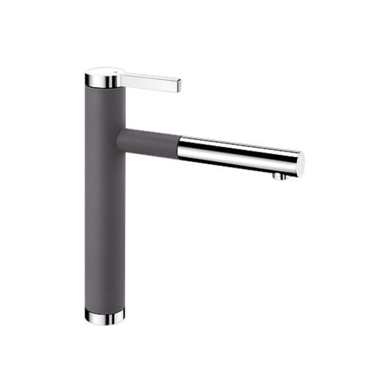 Εικόνα της Μπαταρία Κουζίνας Blanco Linee-S 518804 Ντους Rock Grey