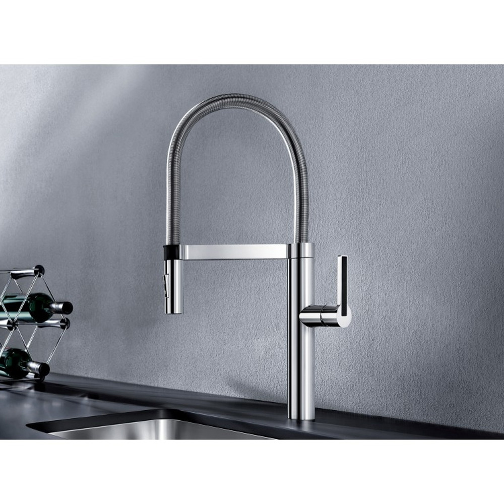Εικόνα της Μπαταρία Κουζίνας Blanco Culina-S 517598 Ντους Με Μαγνητική Επαφή Stainless Steel Finish