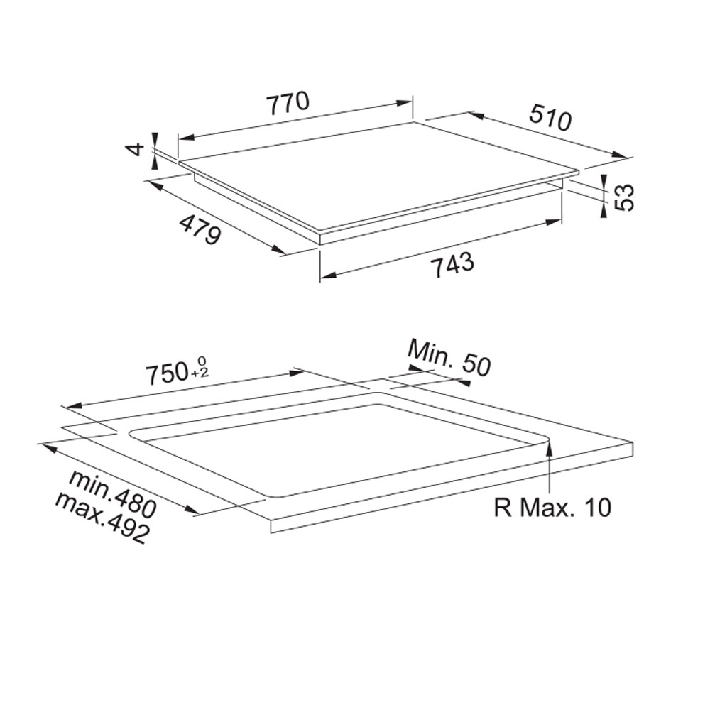 Εικόνα της Αυτόνομη Επαγωγική Εστία Franke SMART FSM 804 I B BK 3061602033