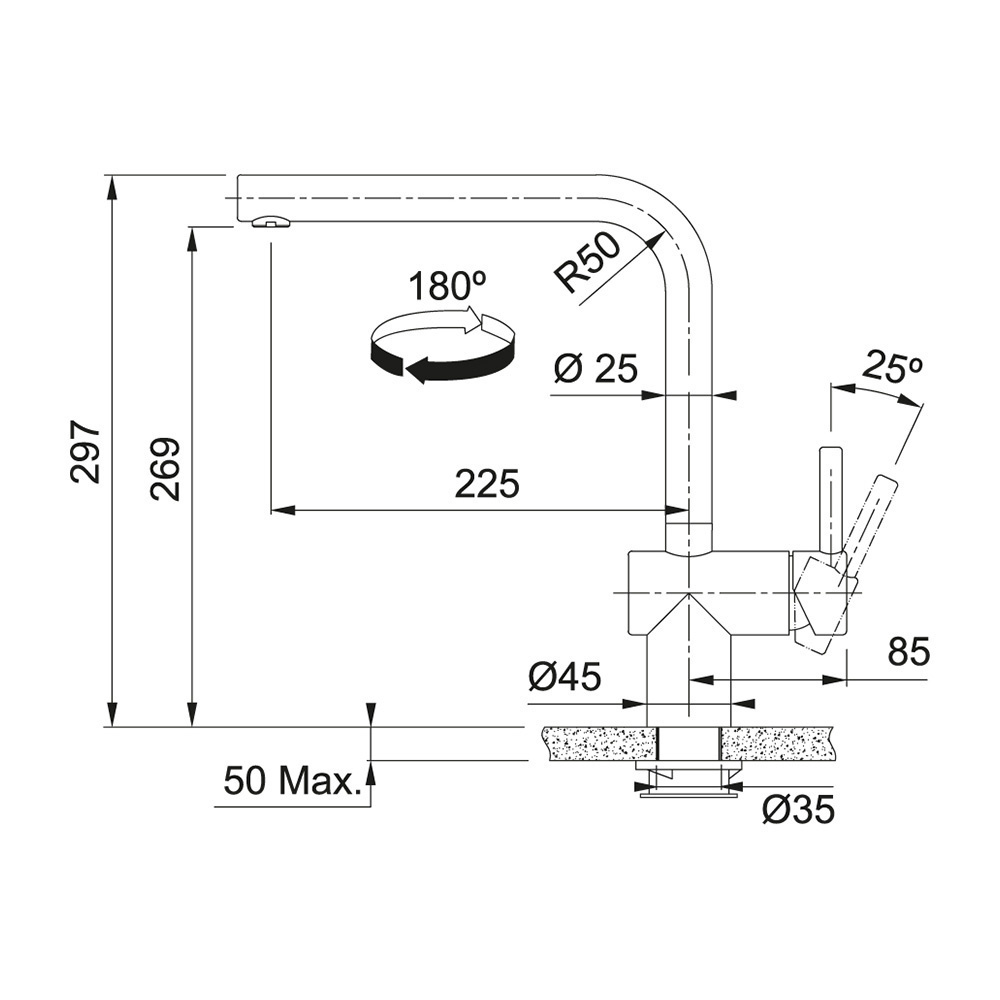Εικόνα της Μπαταρία Κουζίνας Franke Atlas Sensor Standard Industrial Black 3156856222
