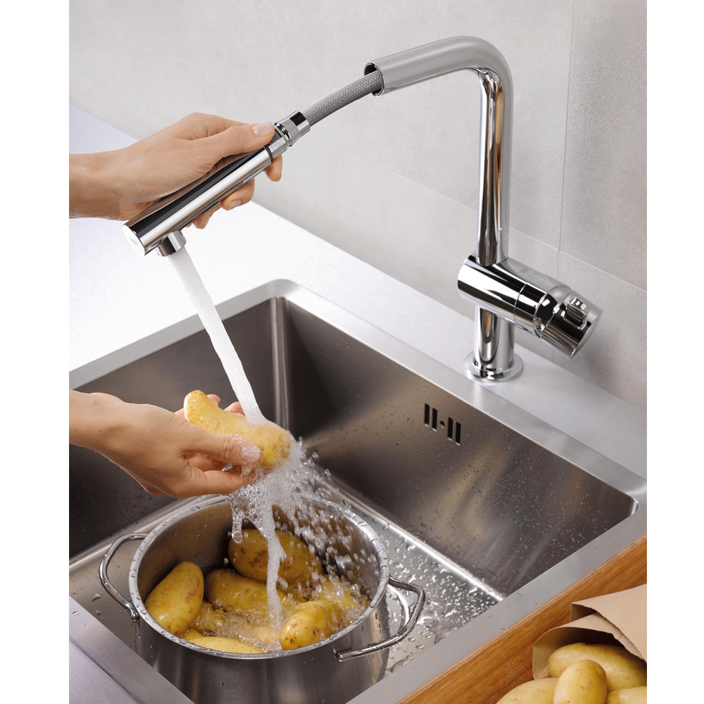 Εικόνα της Μπαταρία Κουζίνας Grohe Minta Ντους 2 Ροών 30274000 Χρωμέ