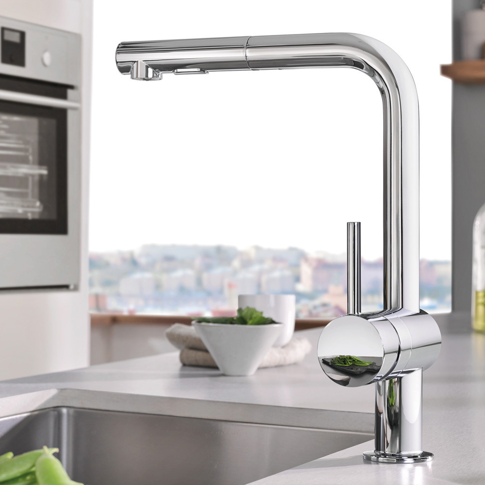 Εικόνα της Μπαταρία Κουζίνας Grohe Minta Ντους 2 Ροών 30274000 Χρωμέ