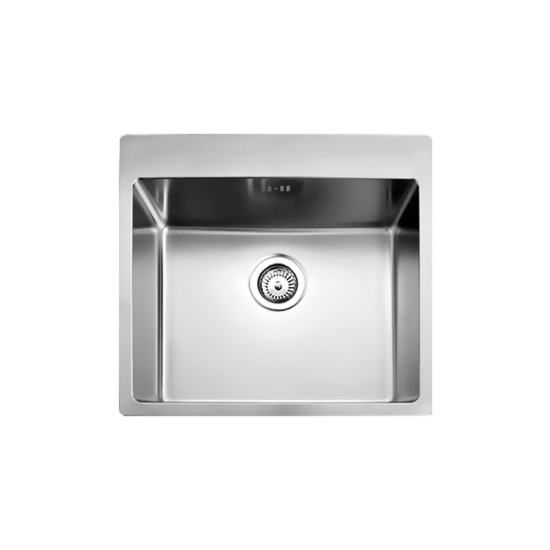 Εικόνα της Νεροχύτης Ένθετος Fortinox Squadro 29055 (55x50,5) Λείος Σατινέ