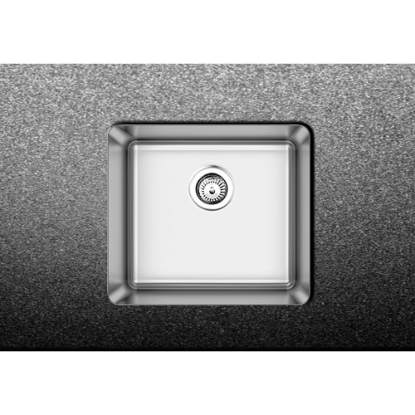 Εικόνα της Νεροχύτης Υποκαθήμενος Fortinox Squadro 28045 (49x44) Λείος Σατινέ