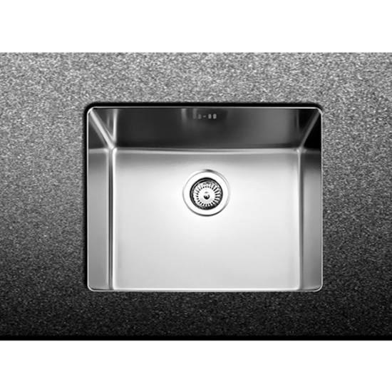 Εικόνα της Νεροχύτης Υποκαθήμενος Fortinox Squadro 28055 (54x44) Λείος Σατινέ