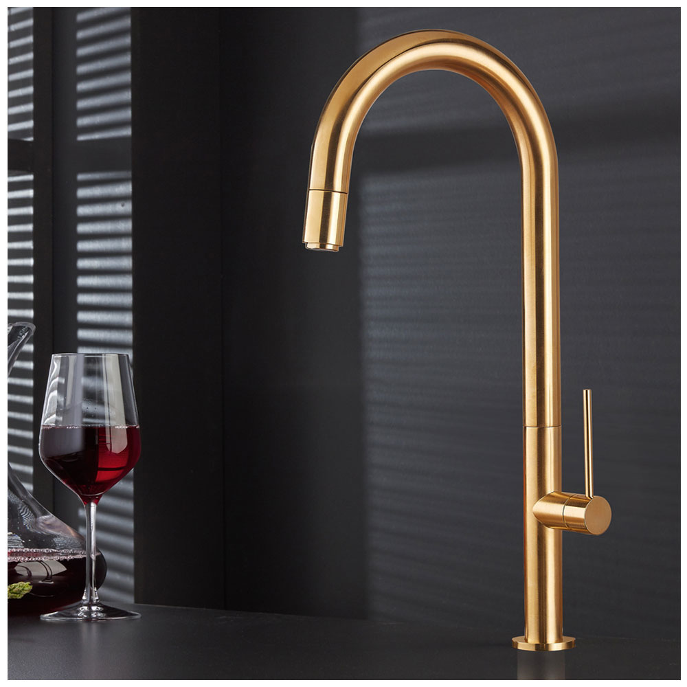 Εικόνα της Μπαταρία Κουζίνας Armando Vicario Tozo 48780-201 Brushed Gold