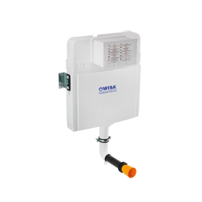 Εικόνα της Καζανάκι Εντοιχισμού Wisa Slim Basic 2960 Μονότουβλο Για λεκάνη Υ.Π. Δαπέδου Back-to-Wall